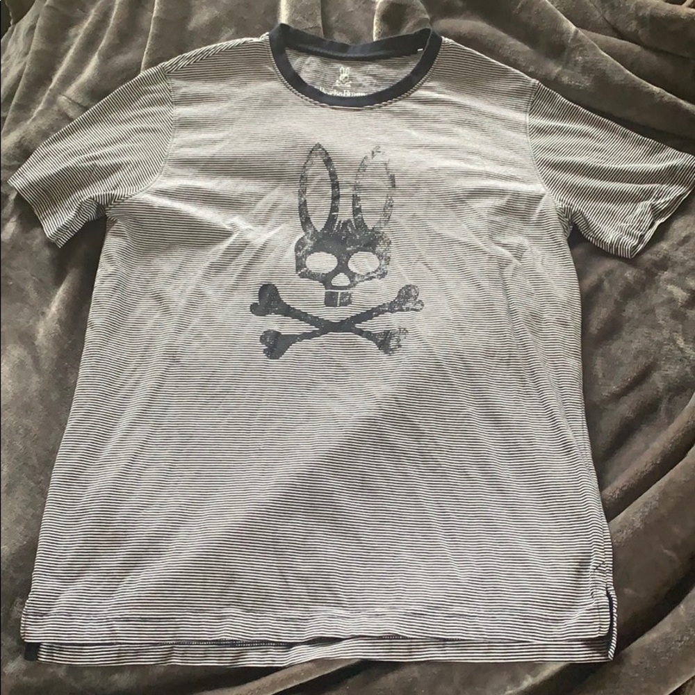 PsychoBunny Short Sleeve striped T shirt
